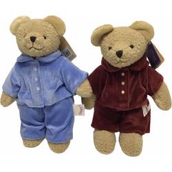set van 2 Teddy beren - Pluche beer - Perfect gift - Luxe teddy beer - Knuffel - Knuffelbeer